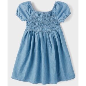 Toddler girl denim dress